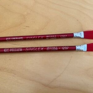 Set of 2 Eberhard Faber Singlex Eraser Pencil Brush 1207 Originals & Carbons